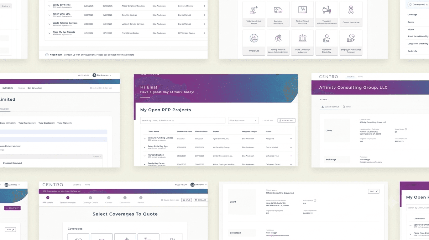 One Digital — Centro Benefits Digital Platform